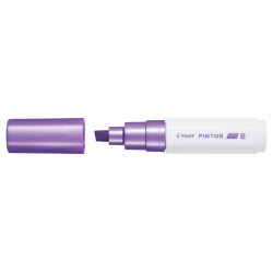 Dekoratīvais marķieris Pilot Pintor 8mm, nošķelts, Metallic purple
