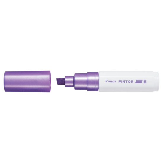 Dekoratīvais marķieris Pilot Pintor 8mm, nošķelts, Metallic purple