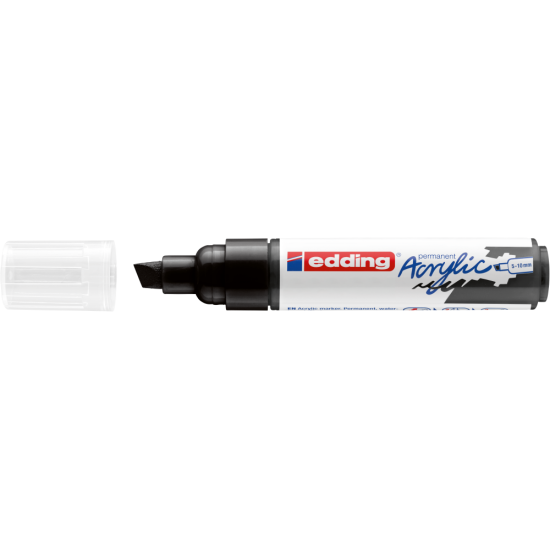 Akrila marķieris Edding 5000 5-10mm, nošķelts, melns