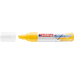 Akrila marķieris Edding 5000 5-10mm, nošķelts, dzeltens