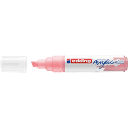 Akrila marķieris Edding 5000 5-10mm, nošķelts, gaiši rozā