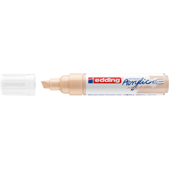 Akrila marķieris Edding 5000 5-10mm, nošķelts, bēšs