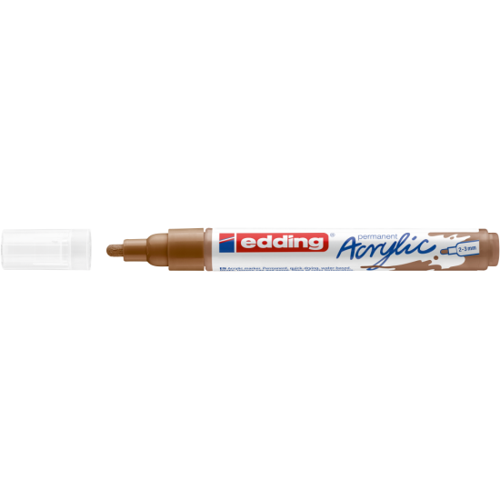 Akrila marķieris Edding 5100 2-3mm, noapaļots, lazdu