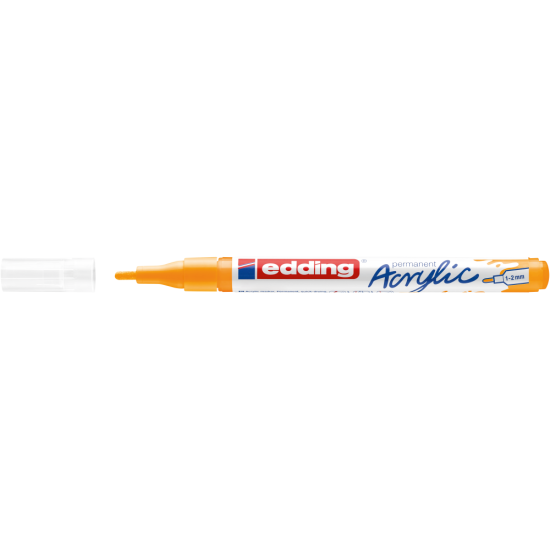 Akrila marķieris Edding 5300 1-2mm, konisks, dzeltens