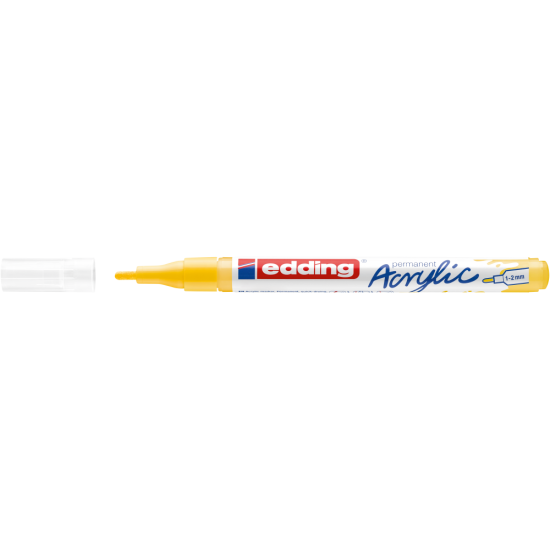 Akrila marķieris Edding 5300 1-2mm, konisks, dzeltens