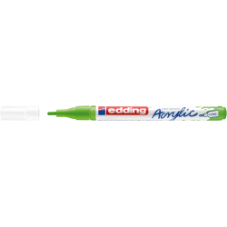 Akrila marķieris Edding 5300 1-2mm, konisks, dzeltenzaļš