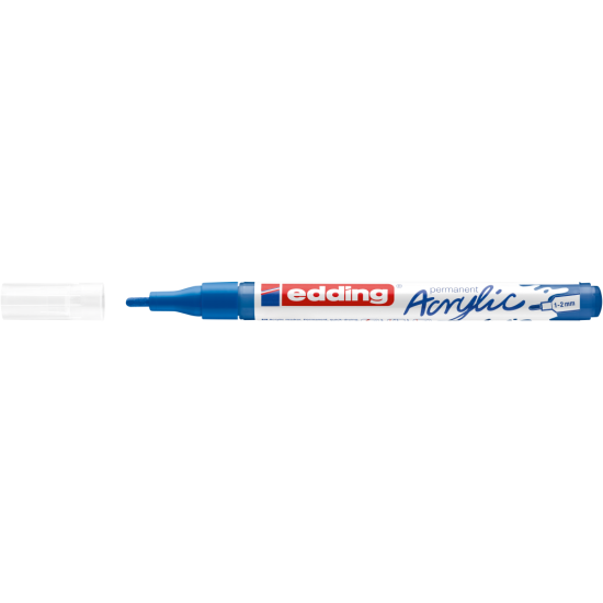 Akrila marķieris Edding 5300 1-2mm, konisks, zils