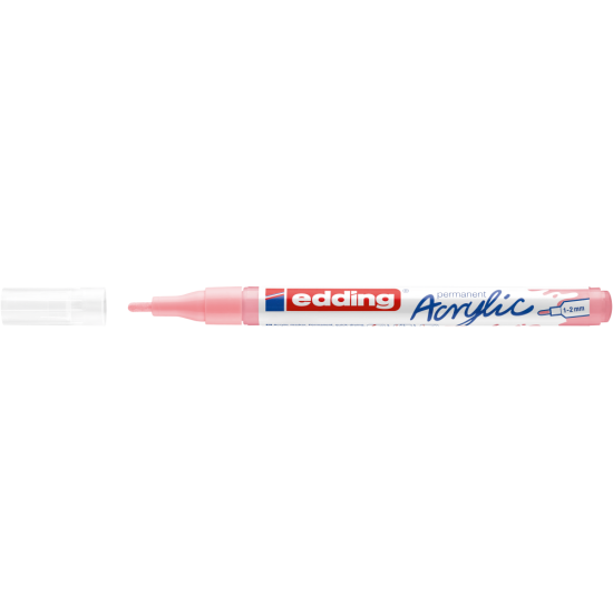 Akrila marķieris Edding 5300 1-2mm, konisks, rozā