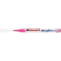 Akrila marķieris Edding 5300 1-2mm, konisks, neona rozā