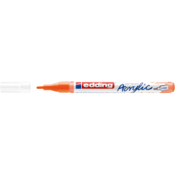 Akrila marķieris Edding 5300 1-2mm, konisks, neona oranžs