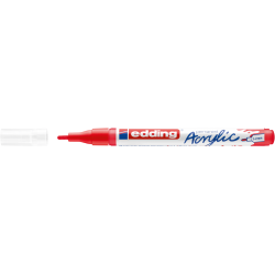 Akrila marķieris Edding 5300 1-2mm, konisks, sarkans