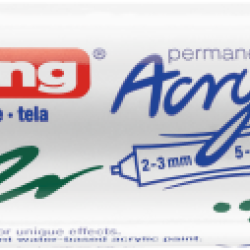 Akrila marķieris Edding 5400 2-10mm, divpusējs, noapaļots, zaļš