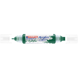 Akrila marķieris Edding 5400 2-10mm, divpusējs, noapaļots, zaļš