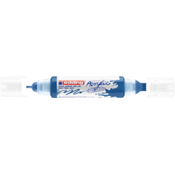 Akrila marķieris Edding 5400 2-10mm, divpusējs, nošķelts, zils