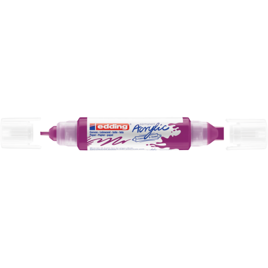 Akrila marķieris Edding 5400 2-10mm, divpusējs, noapaļots, violets