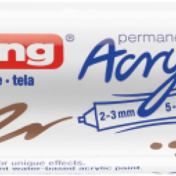 Akrila marķieris Edding 5400 2-10mm, divpusējs, nošķelts, lazdu