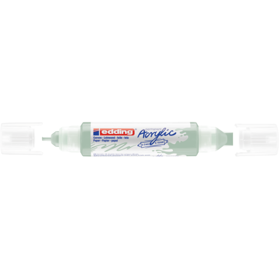Akrila marķieris Edding 5400 2-10mm, divpusējs, nošķelts, piparmētras krāsā