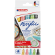 Akrila marķieru komplekts Edding 5100 2-3mm, 5 pasteļkrāsas