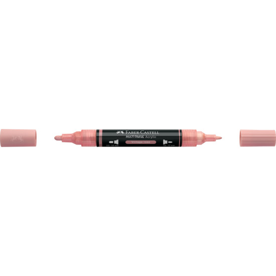 Akrila marķieris Faber-Castell Multimark SP, 1-3mm, konisks, divpusējs, 304