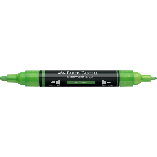 Akrila marķieris Faber-Castell Multimark SP, 1-3mm, konisks, divpusējs, 112