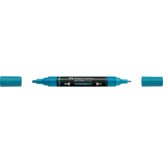 Akrila marķieris Faber-Castell Multimark SP, 1-3mm, konisks, divpusējs, 313