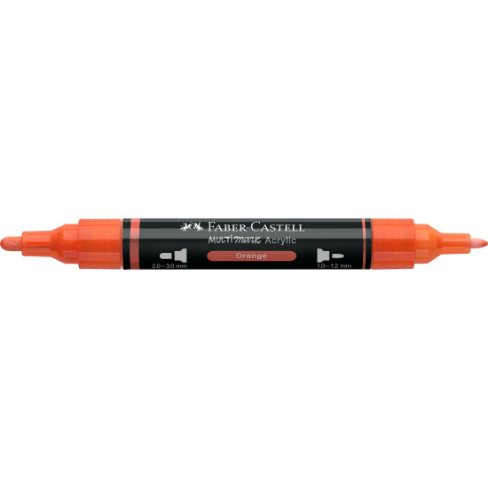 Akrila marķieris Faber-Castell Multimark SP, 1-3mm, konisks, divpusējs, 115