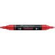 Akrila marķieris Faber-Castell Multimark SP, 1-3mm, konisks, divpusējs, 219