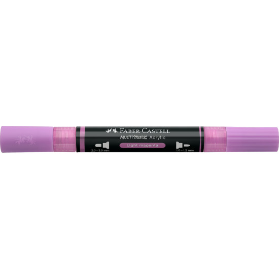 Akrila marķieris Faber-Castell Multimark SP, 1-3mm, konisks, divpusējs, 119