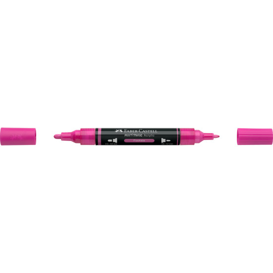 Akrila marķieris Faber-Castell Multimark SP, 1-3mm, konisks, divpusējs, 125