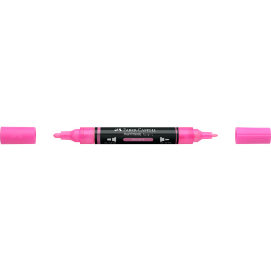 Akrila marķieris Faber-Castell Multimark SP, 1-3mm, konisks, divpusējs, 329