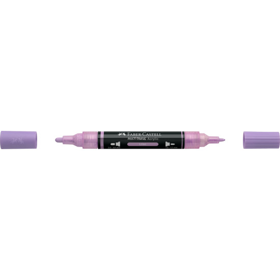 Akrila marķieris Faber-Castell Multimark SP, 1-3mm, konisks, divpusējs, 239