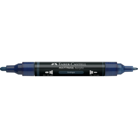 Akrila marķieris Faber-Castell Multimark SP, 1-3mm, konisks, divpusējs, 450