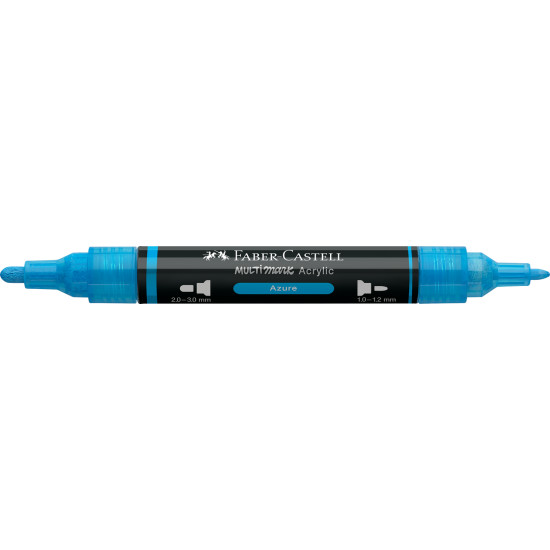Akrila marķieris Faber-Castell Multimark SP, 1-3mm, konisks, divpusējs, 448