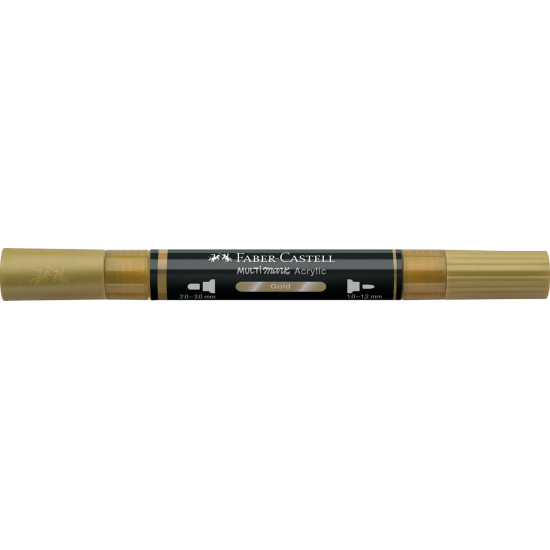 Akrila marķieris Faber-Castell Multimark SP, 1-3mm, konisks, divpusējs, 250