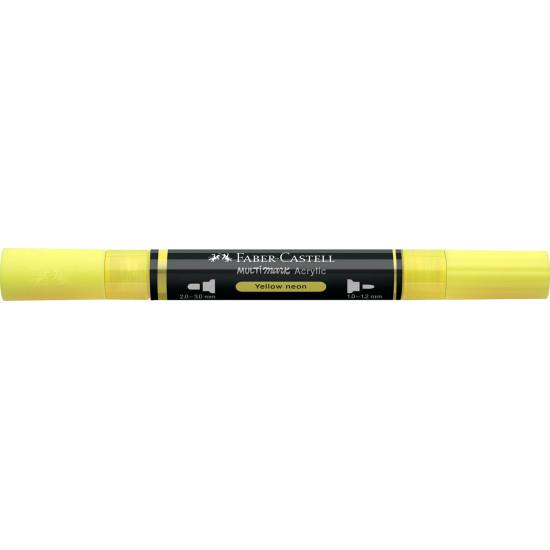 Akrila marķieris Faber-Castell Multimark SP, 1-3mm, konisks, divpusējs, 256