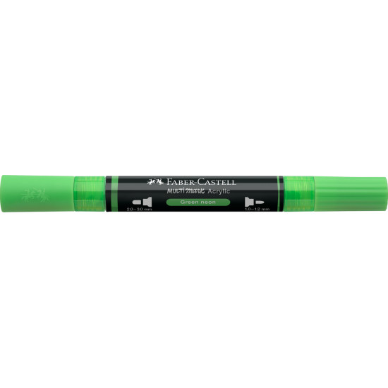 Akrila marķieris Faber-Castell Multimark SP, 1-3mm, konisks, divpusējs, 257
