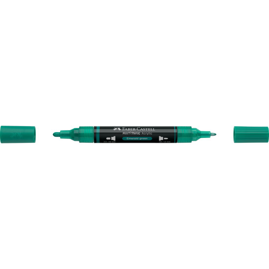 Akrila marķieris Faber-Castell Multimark SP, 1-3mm, konisks, divpusējs, 358