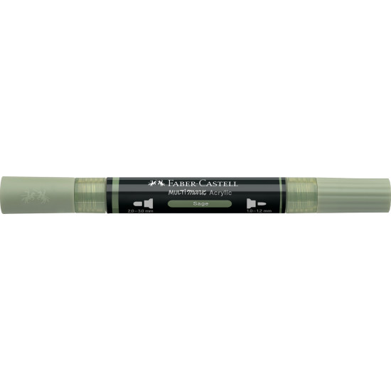Akrila marķieris Faber-Castell Multimark SP, 1-3mm, konisks, divpusējs, 172