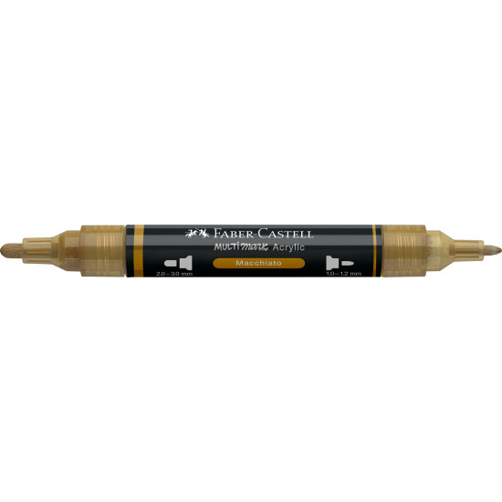 Akrila marķieris Faber-Castell Multimark SP, 1-3mm, konisks, divpusējs, 178