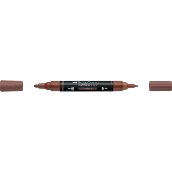 Akrila marķieris Faber-Castell Multimark SP, 1-3mm, konisks, divpusējs, 378