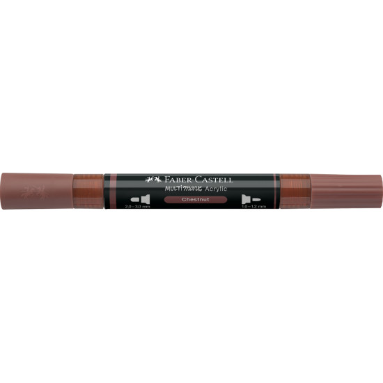Akrila marķieris Faber-Castell Multimark SP, 1-3mm, konisks, divpusējs, 378
