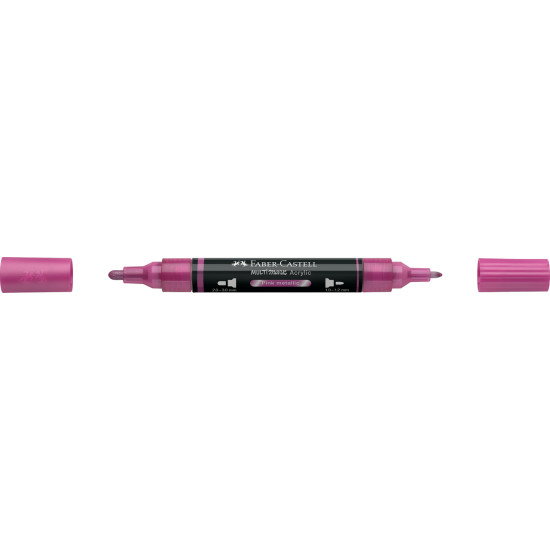 Akrila marķieris Faber-Castell Multimark SP, 1-3mm, konisks, divpusējs, 290