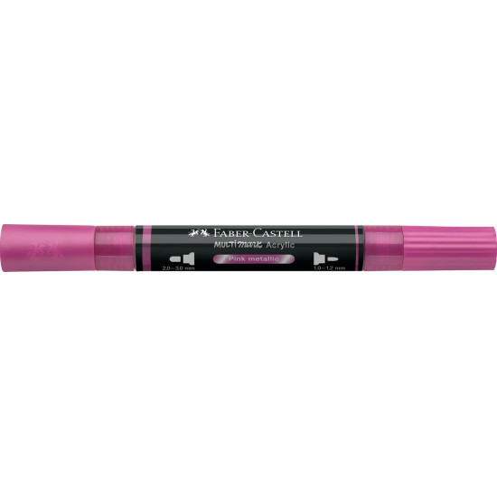 Akrila marķieris Faber-Castell Multimark SP, 1-3mm, konisks, divpusējs, 290