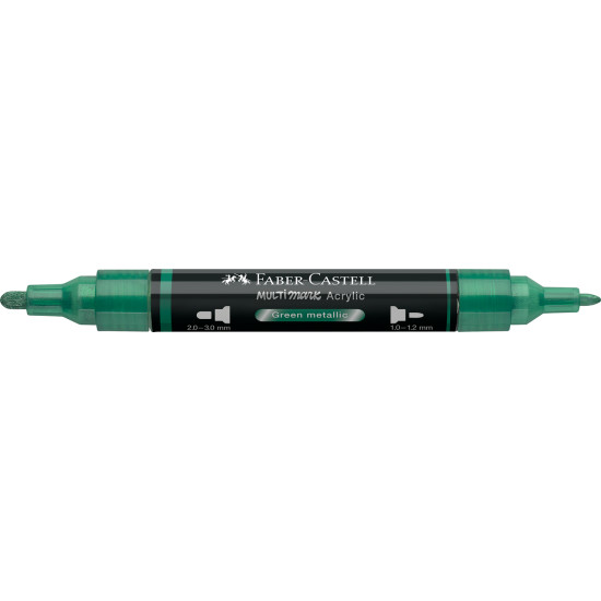 Akrila marķieris Faber-Castell Multimark SP, 1-3mm, konisks, divpusējs, 295