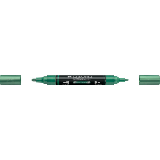 Akrila marķieris Faber-Castell Multimark SP, 1-3mm, konisks, divpusējs, 295