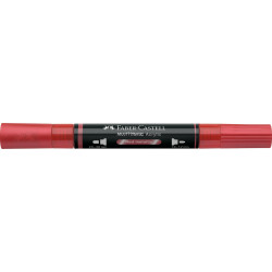 Akrila marķieris Faber-Castell Multimark SP, 1-3mm, konisks, divpusējs, 296