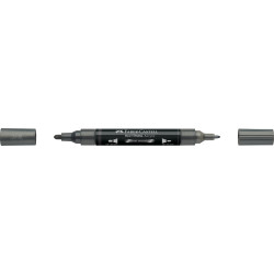 Akrila marķieris Faber-Castell Multimark SP, 1-3mm, konisks, divpusējs, 297