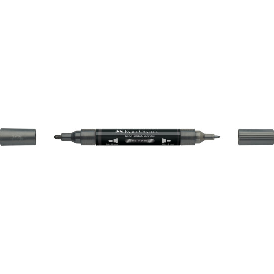 Akrila marķieris Faber-Castell Multimark SP, 1-3mm, konisks, divpusējs, 297