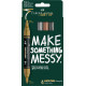 Akrila marķieru komplekts Faber-Castell Multimark Metallic, divpusēji, 1-3mm, 4 krāsas
