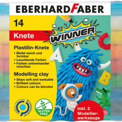 Plastilīns EberhardFaber Winner, 7krāsas